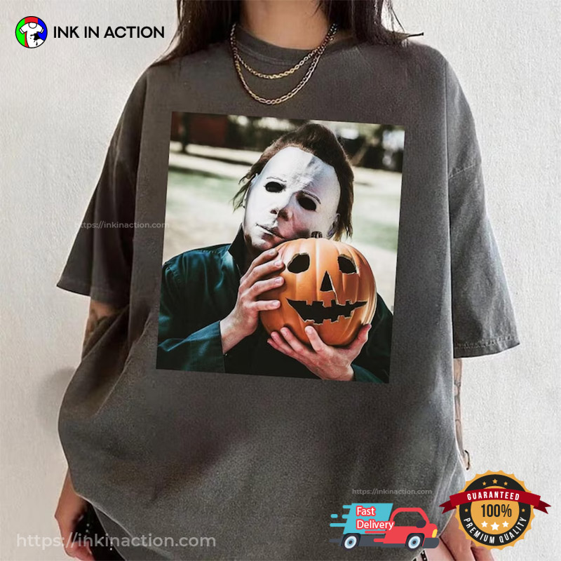 Vintage Michael Myers Halloween Comfort Color Tee Vintage Michael Myers Halloween Comfort Color Tee