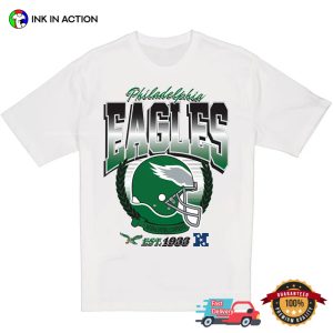 Vintage PHILADELPHIA EAGLES Football Team 90s T shirt 3