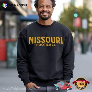 Vintage Retro Missouri Tiger Football Shirt