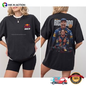 Vintage Style F1 Daniel Ricciardo DR3 Grunge Comfort Colors Tee