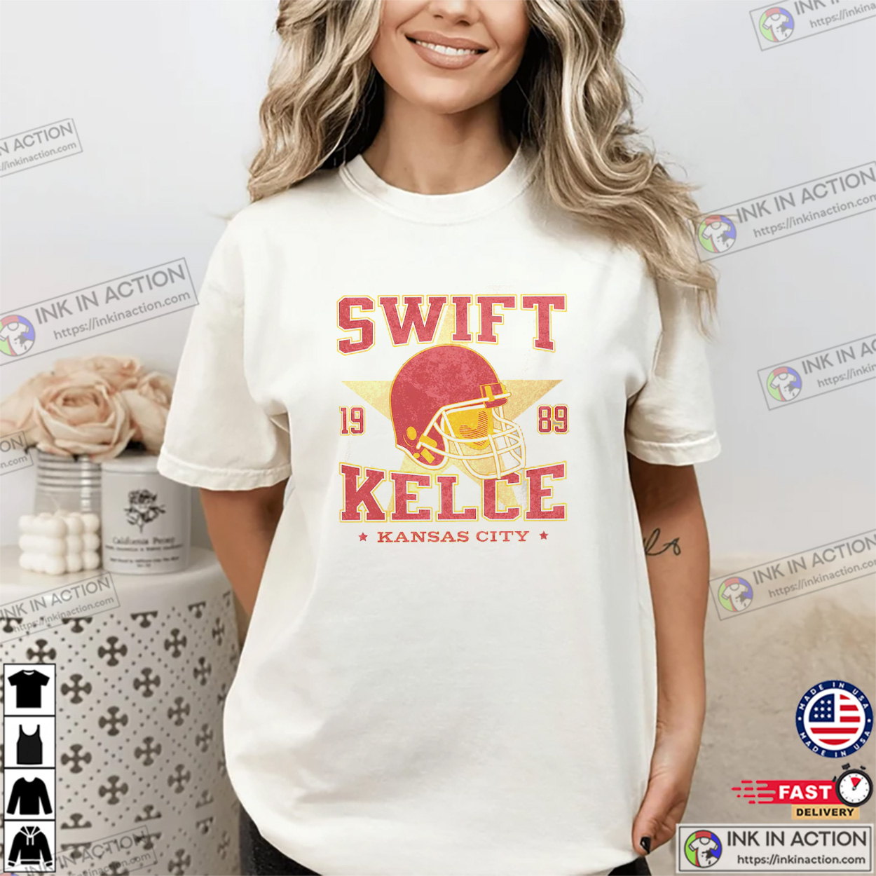Vintage Swift And Kelce Kansas City Comfort Colors T-shirt