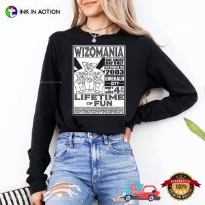 WIZOMANIA Lifetime Of Fun Concert T shirt 2