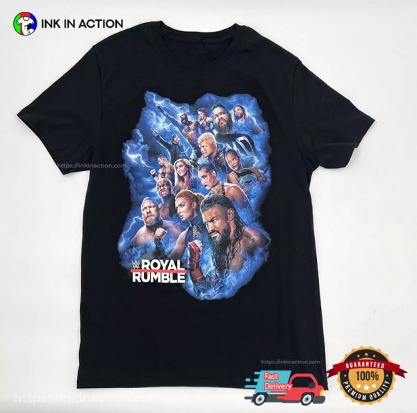 WWE Royal Rumble Texas 2023 2 Sided T-shirt