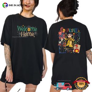 Welcome Home Coraline Halloween Coraline Movie T-shirt