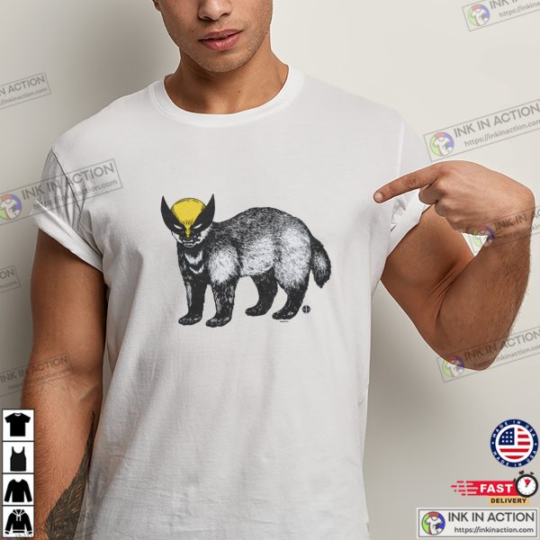 Wolverine Raccoon Funny Deadpool And Wolverine T-shirt