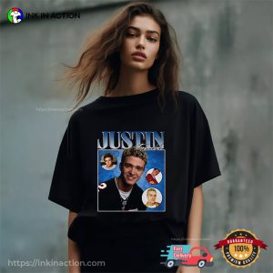 Young Singer Justin Timberlake 90s Style Tee 1