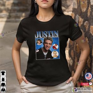 Young Singer Justin Timberlake 90s Style Tee