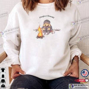 Bonfire Night Project Orochi Cute Dog T-shirt