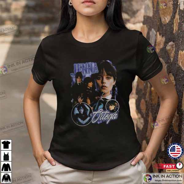 Jenna Ortega Wednesday Netflix Movie Tee