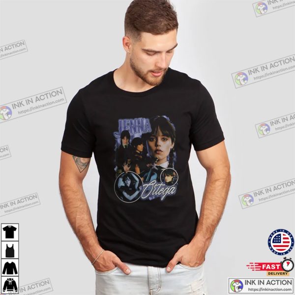 Jenna Ortega Wednesday Netflix Movie Tee