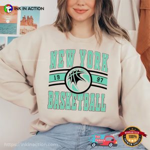 1997 new york liberty basketball Women's Basketball Vintage T shirt 2