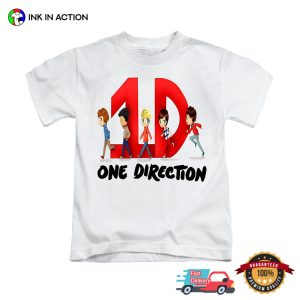 1D One Direction Animation T shirt 3