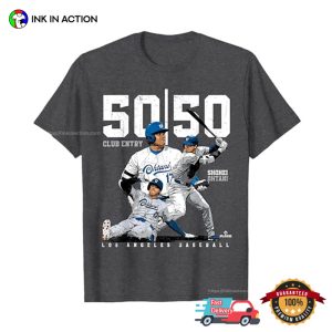 50 50 Club Entry Shohei Ohtani MLBPA T Shirt 3