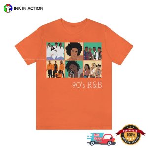 90s R&B Retro Streets Music Band T shirt 2