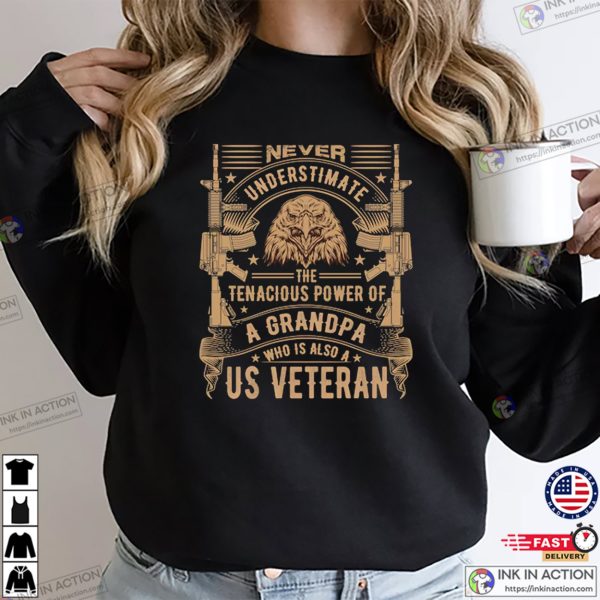 A Grandpa US Veteran Veterans Day 2024 T-shirt