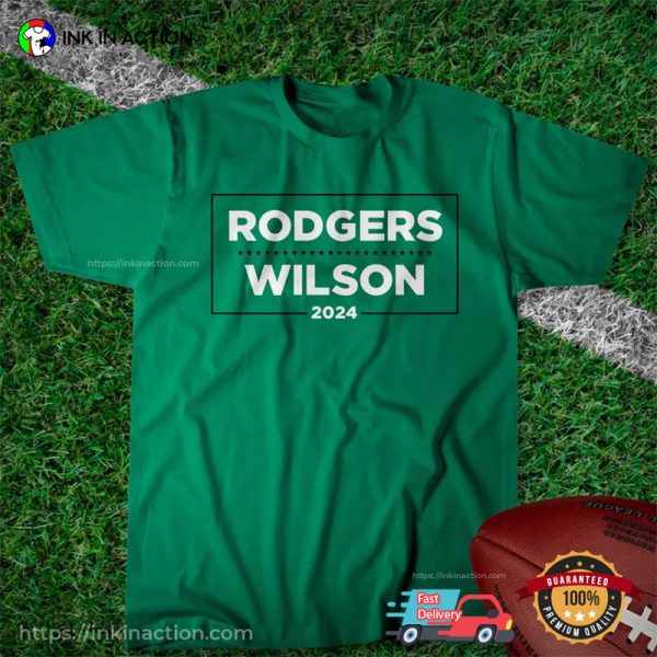 Aaron Rodgers N Garrett Wilson 2024 NFL Football T-shirt