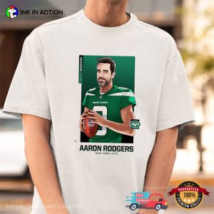 Aaron Rodgers New York Jets Football Card Shirt 1