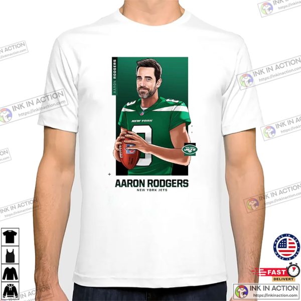 Aaron Rodgers New York Jets Football Card Shirt