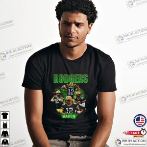 Aaron Rodgers Vintage 90s Football Graphic T-shirt