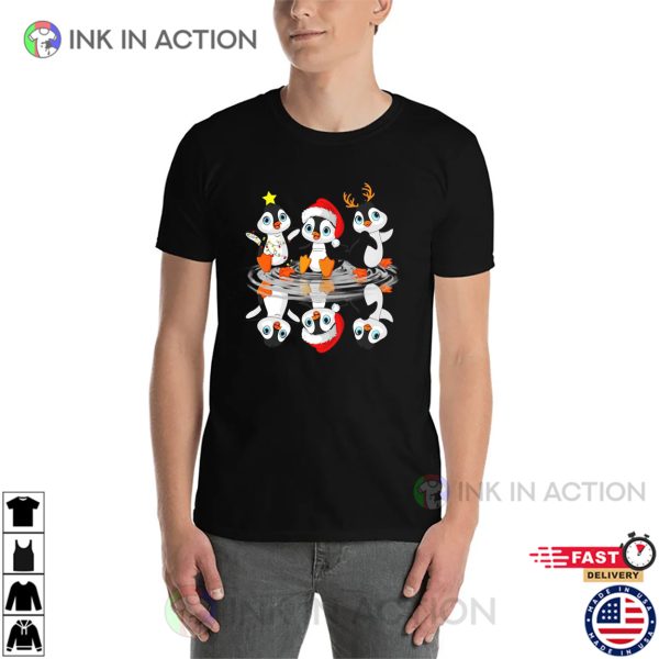 Adorable Christmas Penguins T-shirt