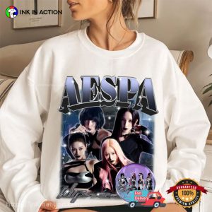 Aespa Whiplash Album Graphic T shirt 1