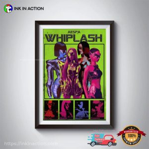 Aespa Whiplash Kpop Music Album Poster 3