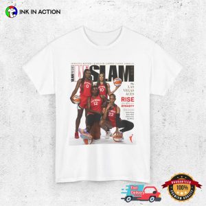 A'ja Wilson Kelsey Plum Las Vegas Aces Graphic Tee 1