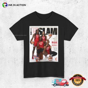 A'ja Wilson Kelsey Plum Las Vegas Aces Graphic Tee 2