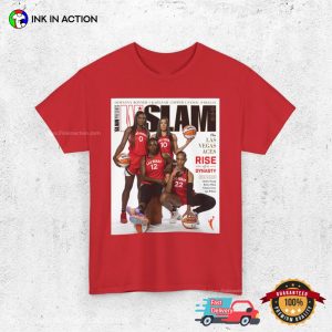 A'ja Wilson Kelsey Plum Las Vegas Aces Graphic Tee 3