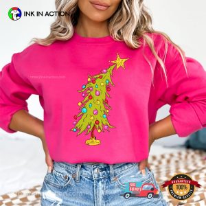 Animated Christmas Tree The Grinch Style Shirt