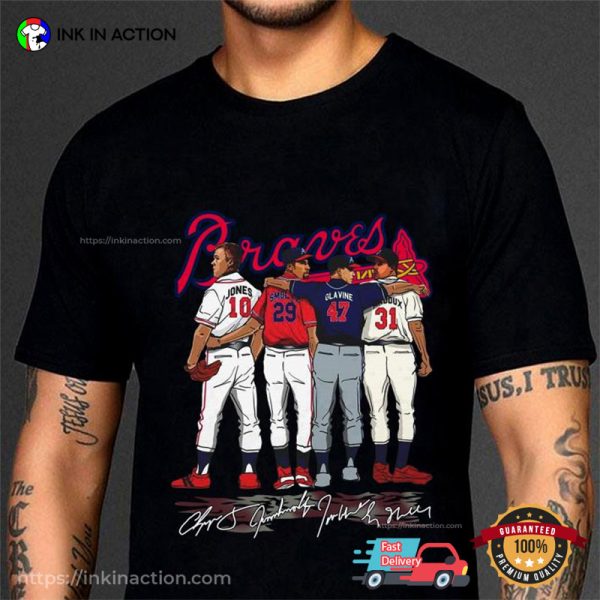 Atlanta Braves All Stars Signatures Tee