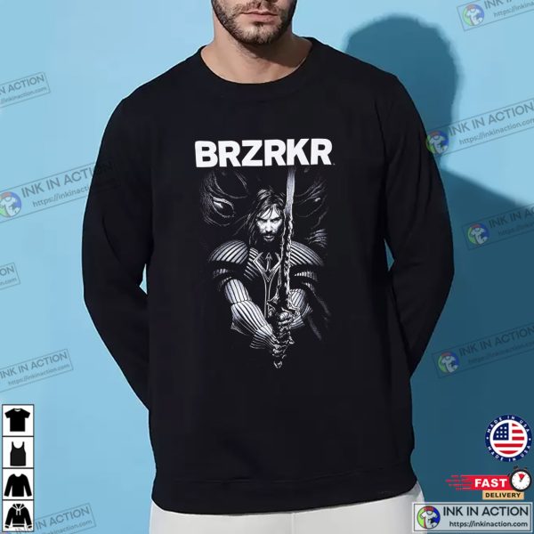 BRZRKR Immortal Warrior Berzerker T-shirt