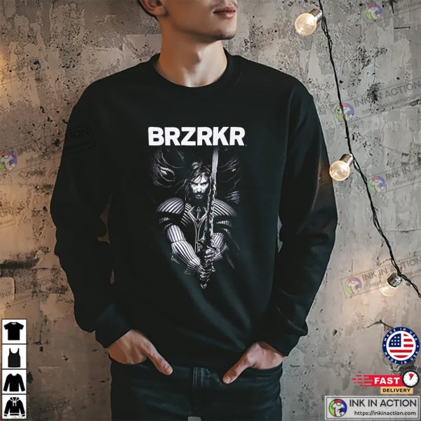 BRZRKR Immortal Warrior Berzerker T-shirt