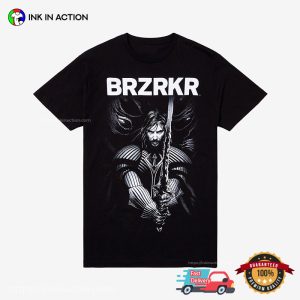 BRZRKR Immortal Warrior Berzerker T shirt 3