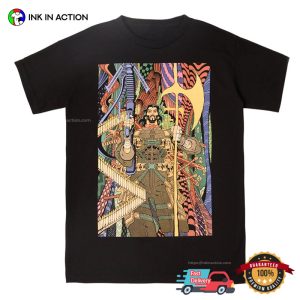 BRZRKR Keanu Reeves Comic Art T shirt 1