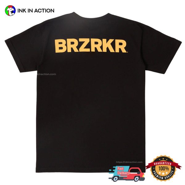 BRZRKR Keanu Reeves Comic Art T-shirt