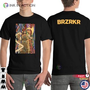 BRZRKR Keanu Reeves Comic Art T shirt