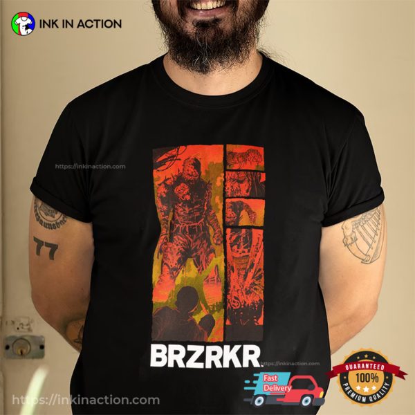 BRZRKR Mode Comic T-shirt