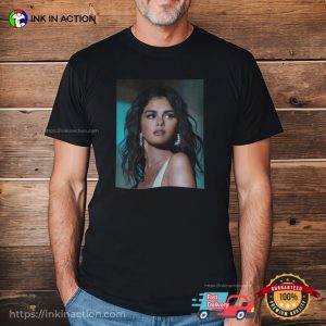 Beautiful Selena Gomez Portrait T shirt 2