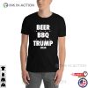 Beer BBQ Trump 2024 Funny Election Shirt