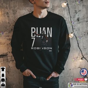 Bijan Robinson 7 Atlanta Falcons Vintage 90s T-shirt