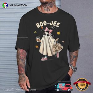 Boo Jee Lady Ghost Shopping Spooky Season T shirt 3