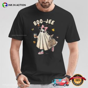 Boo Jee Lady Ghost Shopping Spooky Season T shirt 4