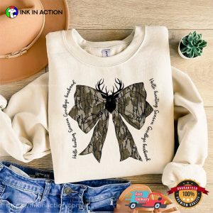 Camo Coquette Bow Hunting Season T shirt 2