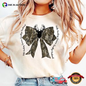 Camo Coquette Bow Hunting Season T shirt 4