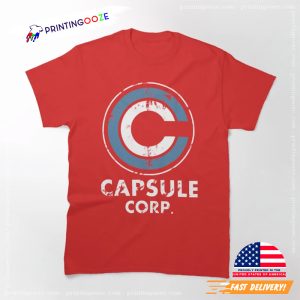 Capsule Corp Retro dragon ball z manga Tee 2