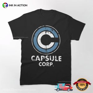 Capsule Corp Retro dragon ball z manga Tee 3