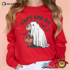 Capy Boo Ra Halloween Trick Or Treat T shirt 1