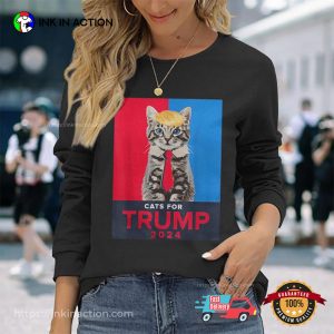 Cats For Trump 2024 For Vance T shirt 3