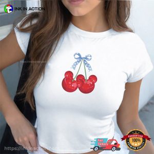 Cherry Mouse Coquette Disney Princess T shirt 3